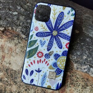 Чохол Epoxy Case для Apple iPhone 11 Pro Blue Flower