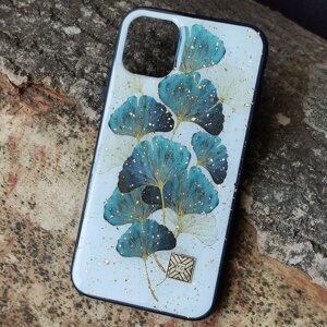 Чохол Epoxy Case для Apple iPhone 11 Pro Blue Leaves