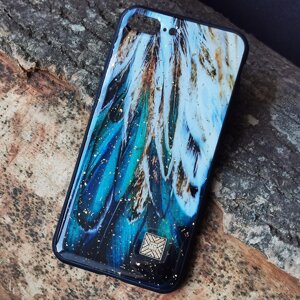 Чохол Epoxy Case для Apple iPhone 7 Plus / 8 Plus Green Feather