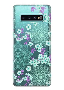 Чохол iSwag для Samsung Galaxy S10 Plus Квіткова мандала (H466)