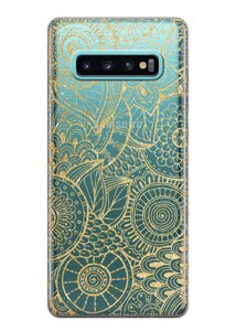 Чохол iSwag для Samsung Galaxy S10 Plus Золота мандала (H436)