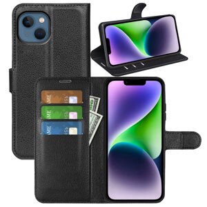 Чохол-книжка Litchie Wallet Apple iPhone 14 Black