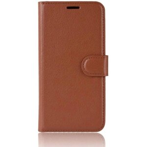 Чохол-книжка Litchie Wallet для Samsung G770 Galaxy S10 Lite Brown