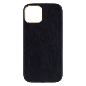 Чохол Leather Case Gold для iPhone 13 Black