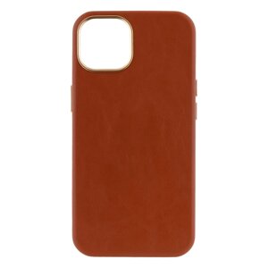 Чохол Leather Case Gold для iPhone 13 Brown