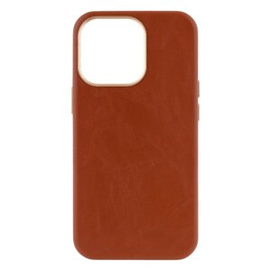 Чохол Leather Case Gold для iPhone 13 Pro Brown