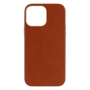 Чохол Leather Case Gold для iPhone 13 Pro Max Brown