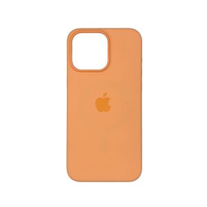 Чохол накладка Silicone Case Full with Magsafe для Apple iPhone 15 Pro Max- Orange