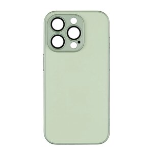 Чохол-накладка скляний матовий із захистом камери Matte AG-Glass iPhone 12 Autumn Leaf Yellow