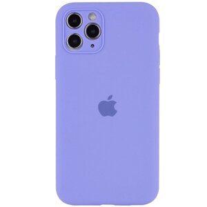 Чохол із захистом камери Silicone Case Full iPhone 14 Elegant purple