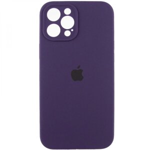 Чохол із захистом камери Silicone Case Full iPhone 14 Pro Max Elderberry