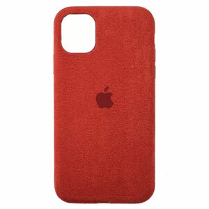 Чохол Turister для Iphone 11 модель Alcantara Червоний (Alc_X11Red)