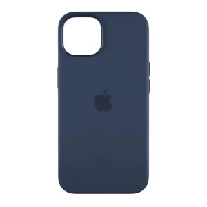 Чохол посиленого захисту MagSafe Silicone для Apple iPhone 14 Storm Blue