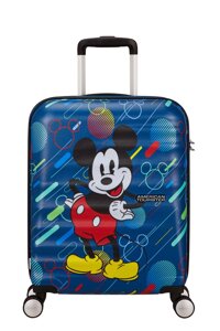 Валіза 55 див american tourister wavebreaker disney BLUE 55х40х20 31C*71001