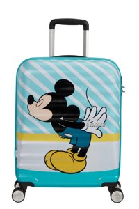 Валіза 55 див american tourister wavebreaker disney - KISS BLUE 55x40x20 31C*31001