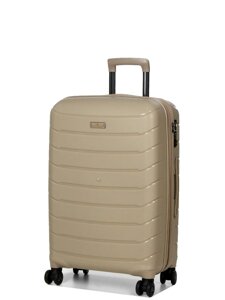 Валіза дорожня Snowball 61303 Cologne M 59,5 л 66х42x24 см Шампань