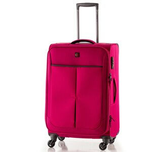 Валіза Swissbrand Silkeborg L 103 л Fuchsia Light Grey (SWB_LLSIL941L)