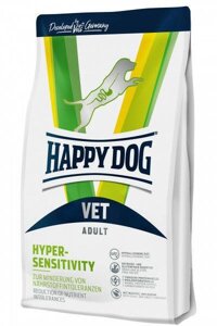 Сухий дієтичний корм для собак із харчовою алергією Happy Dog VET Hypersens 1 кг