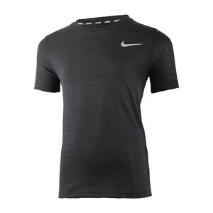 Дитяча футболка nike B NK DF SS MILER TOP чорний S (DD3055-010 S)