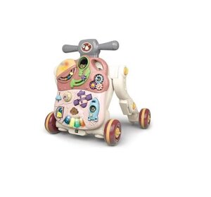 Дитячі ходунки-каталка Yufeng Walking Car 53х39х49 см Рожево-білий (154599)