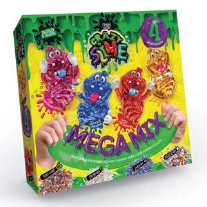 Дитячий набір для проведення дослідів "Crazy Slime" Danko Toys SLM-03 4в1 укрSLM-03-02U