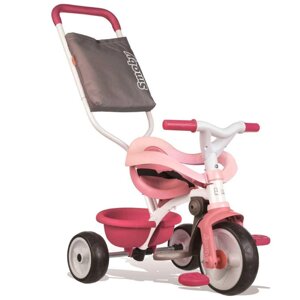 Дитячий велосипед металевий Smoby OL82815 Bee Movie Comfort 3в1 Pink