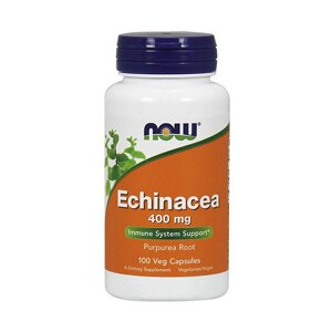 Ехінацея NOW Foods для імунітету 400 мг 100 капсул