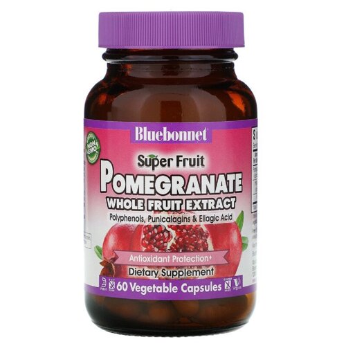 Екстракт плодів Граната Pomegranate Extract Bluebonnet Nutrition 60 вегетаріанських капсул