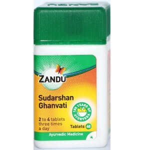 Екстракти підвищення імунітету Zandu Sudarshan Ghanvati 40 Tabs