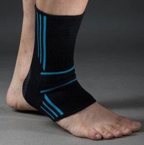 Еластичний гомілковостоп Power System Ankle Support Evo PS-6022 L Black/Blue