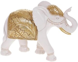 Фігурка інтер'єрна 25х9х18 см White-Gold Elephant Bona DP118548