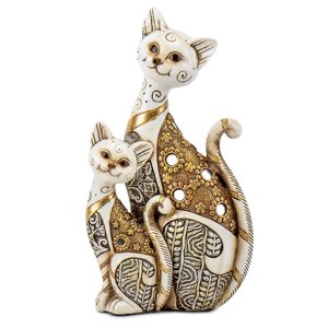 Фігурка інтер'єрна Cat with a kitten 27 см ArtDeco AL117993