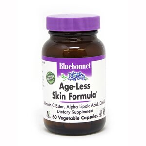 Формула омолодження шкіри Bluebonnet Nutrition Age-Less Skin Formula 60 рослинних капсул