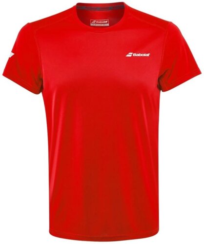 Футболки дет. Babolat Core flag club tee boy fiery red (6-8) 3BS18011/5004 6-8