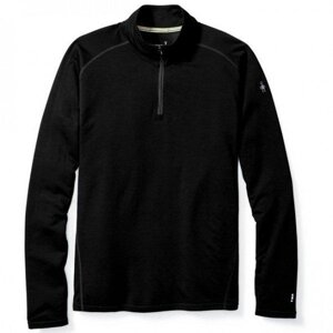 Чоловіча футболка з довгим рукавом Smartwool Merino 150 Baselayer 1/4 Zip S Чорний