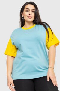 Футболка жіноча батал блакитний 102R289-2 Ager XXL-XXXL