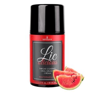 Гель для минета зі смаком кавуна Sensuva - Lic-o-licious Watermelon 50 мл (SO3199)