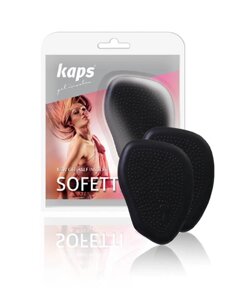 Гелеві напівстільки для взуття Kaps Sofetti Half Insoles чорні