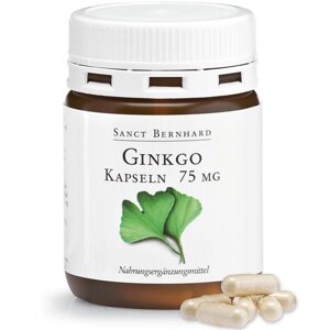 Гінкго Білоба Sanct Bernhard Ginkgo 75 mg 30 Caps