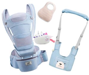 Хіпсіт ерго-рюкзак кенгуру перенесення Baby Carrier 6 в 1 і іграшка Пушин кіт Місяць (vol-1907)