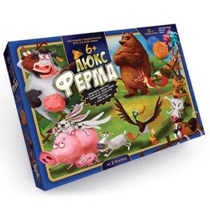 Гра настільна Danko Toys Ферма Люкс 34x30x6.5 см Різнобарвний (6372DT)