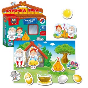 Гра настільний Магнітний театр Курочка Ряба Vladi Toys (VT3206-31)