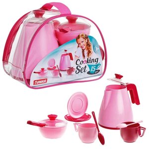 Ігровий набір посуду Cooking Set Юніка 71733 15 предметів