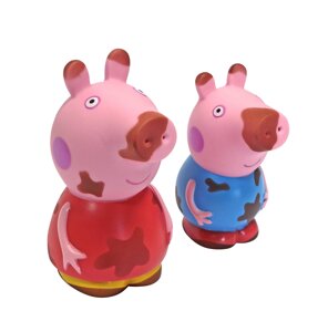 Іграшки для ванни Peppa Pig що змінюють колір Пеппа та Джордж (122252)