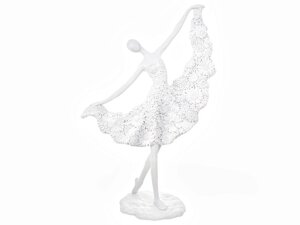 Інтер'єрна статуетка Lefard Ballerina 40 см White AL120199