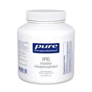 IP6 inositol hexaphosphate Pure Encapsulations підтримка для здоров'я простати товстої кишки та клітин печінки 180