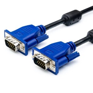 Кабель Atcom (13274) VGA-VGA HD15M/HD15M з 2-ма фер. кільцями 25м