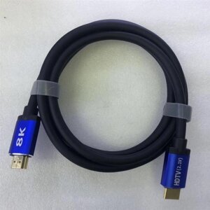 Кабель Atcom (88888) HDMI-HDMI V. 2.1, Real 8K, вилка / вилка, 2м, чорний