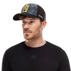 Кепка Buff Trucker Cap Howey Black L/XL Чорний-Жовтий