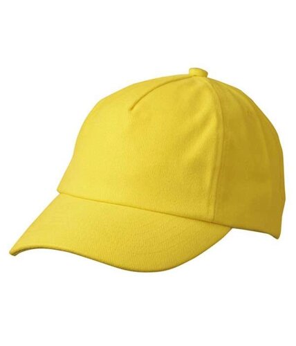 Кепка Myrtle Beach 5 Panel Kids Cap U Жовтий (MB7010)